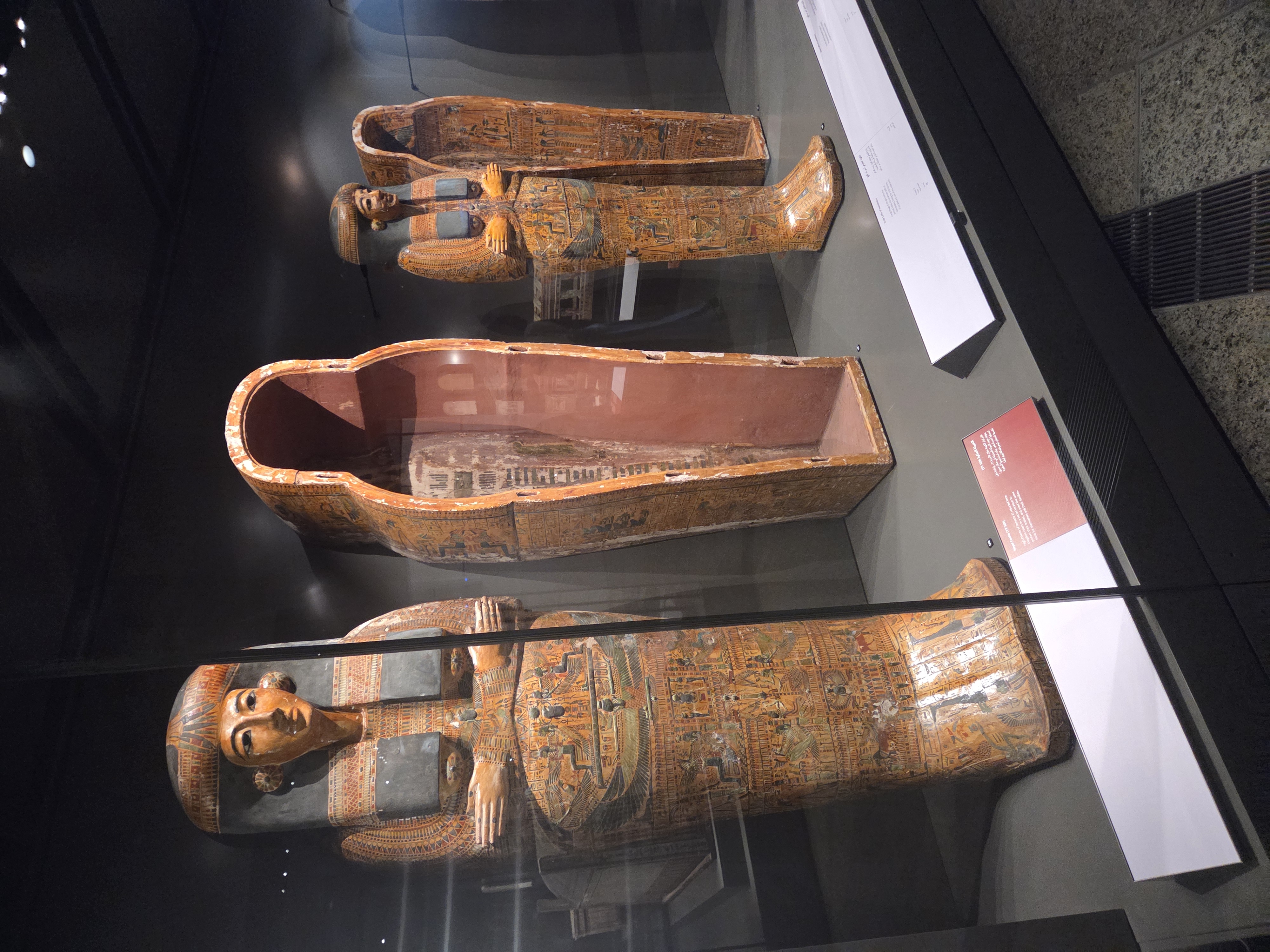 Sarcophages peints — Musée du Caire