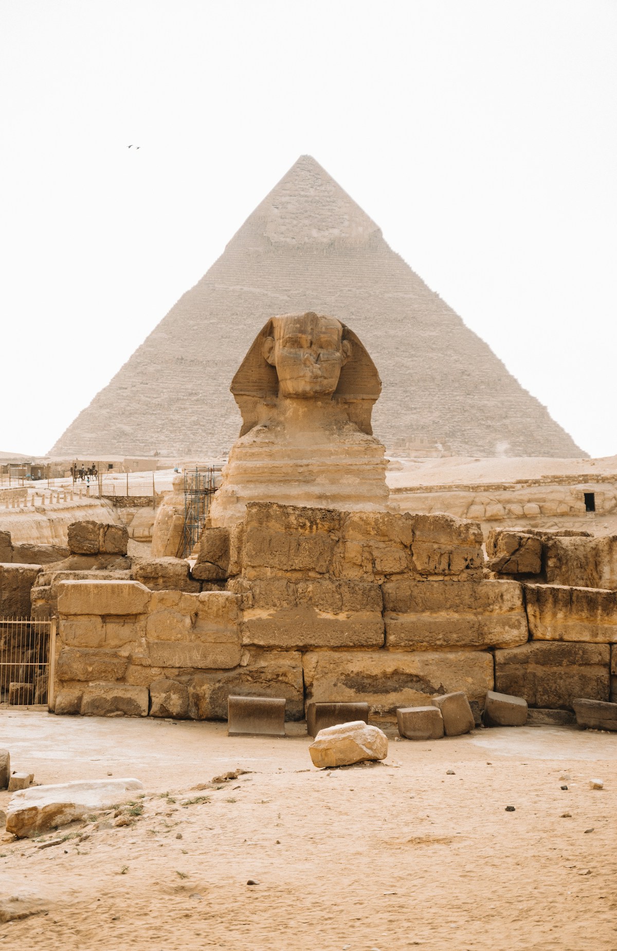 Sphinx et Pyramide de Khéphren — Gizeh