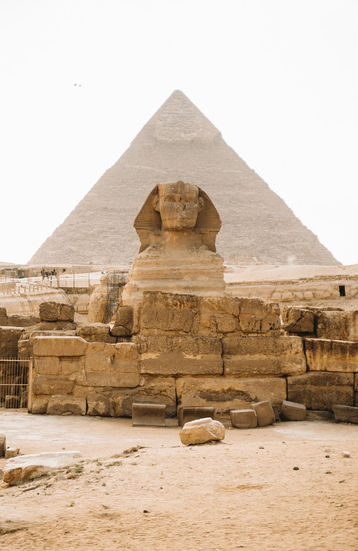 Sphinx et Pyramide de Khéphren — Gizeh